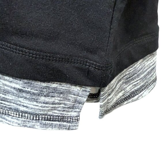 CATHERINE'S Womens Sweatshirt Plus Size 1X Black Gray Trim Hoodie 3/4 Sleeve NWT - Picture 10 of 10